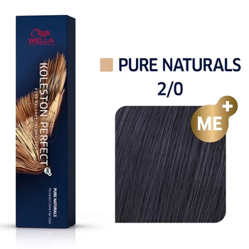 Краска для волос Wella Professionals Koleston Perfect ME+ Pure Naturals 2/0 (schwarz) 60мл