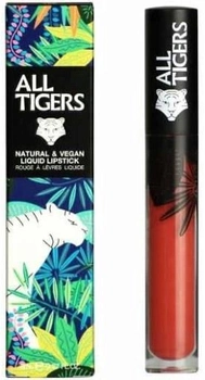 Рідка помада для губ All Tigers Natural & Vegan Liquid Lipstick 683 Make Your Mark 8 мл (3701243206835)