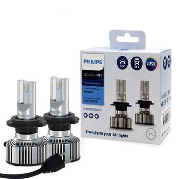 Автомобільні світлодіодні лампи з цоколем H7 600K Philips 11972UE2X2 12-24V 24W 6500K (02761)