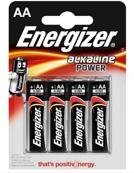Батарейка ENERGIZER Alkaline Power AA/LR6 (4шт)
