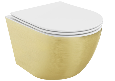 Подвесной унитаз MEXEN LENA BRUSHED GOLD