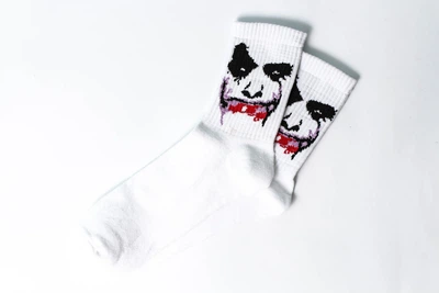 Носки Rock'n'socks Джокер белые, One size (37-43)