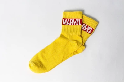 Носки Rock'n'socks Marvel жёлтый, One size (37-43)