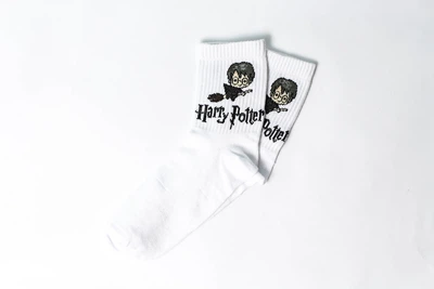 Носки Rock'n'socks Гарри Поттер белые One size (37-43)