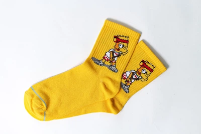 Шкарпетки Crazy Llama`s Сімпсони. Барт, One size (37-43)