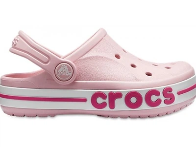 Детские кроксы Crocs Bayaband Kids Pearl J2 33-34р. (20,8 см) Розовые