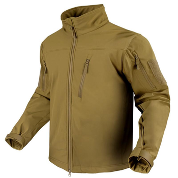 Тактическая куртка софтшелл без капюшона Condor PHANTOM Soft Shell Jacket 606 X-Large, Coyote Brown