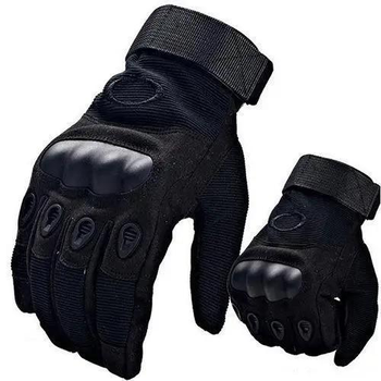 Тактичні рукавички Oakley L чорні