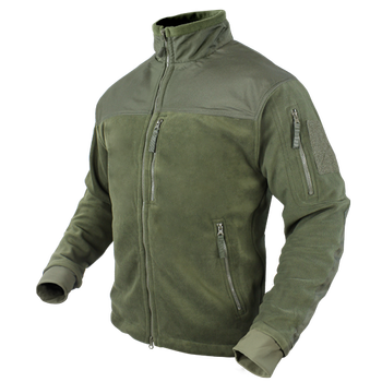 Тактическая куртка флисовая Condor ALPHA Mirco Fleece Jacket 601 Small, Олива (Olive)