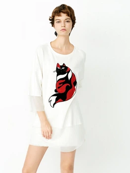 Свитшот с нашивкой Only 117330526 XL (70251XL) Белый
