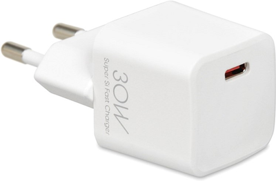 Зарядний пристрій iBOX C-38 1x USB-C (ILUC38W)
