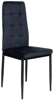 Стілець для кухні та вітальні Vetro Mebel N-66-2 Чорний велюр (N-66-2-black-velvet)