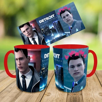 Кружка Detroit, Become Human , кружка с фото,чашка на подарок,печать на чашках (0291)