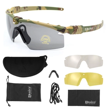 Тактические защитные очки Daisy X11,очки,мультикам,с поляризацией