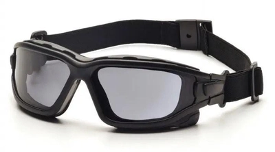Захисні тактичні окуляри Pyramex балістичні стрілецькі окуляри маска з ущільнювачем i-Force XL (Anti-Fog) (amber) сірі (2АИФО-XL20)