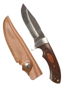 Ніж Mil-Tec Із дерев'яною ручкою HUNTING KNIFE M.HOLZGRIFF 105 MM (15385000)