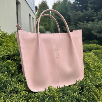 Качественная классическая женская сумка Зара черная, большая женская сумочка эко кожа Турция Пудра Store