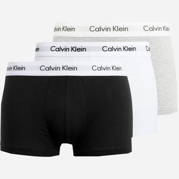 Bokserki męskie Calvin Klein Underwear Boxer Calvin Klein 3Pack Low Rise Trunk 0000U2664G-998 L 3 szt. Czarny/Bialy/Szary (5051145736946)