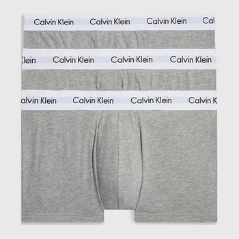 Набір трусів шорти Calvin Klein Underwear 3P Low Rise Trunk 0000U2664G-KS0 S 3 шт Сірий (8719853419472)