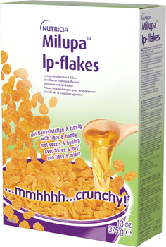 Харчовий продукт для спеціальних медичних цілей Milupa Low Protein flakes Пластівці з низьким вмістом білка 375 г (4003053094039)