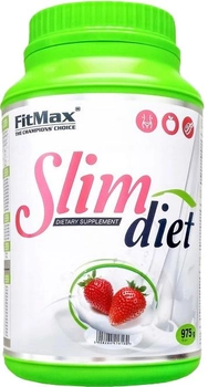Gainer Fitmax Slim Diet 975 g Jar Truskawka (5908264416276)