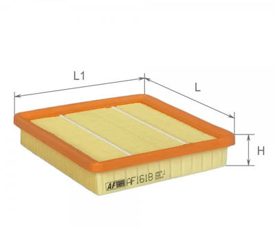 Фильтр воздушный DAEWOO LANOS 97- Alpha filter (1618)