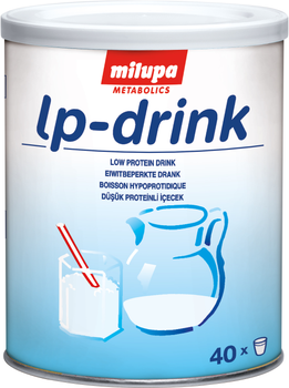 Харчовий продукт для спеціальних медичних цілей Milupa Low Protein Drink Сухий напій з низьким вмістом білка 400 г (4003053091472)
