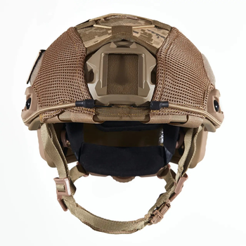 Каска шлем тактический защита | Кавер Пиксель "FAST NIJ IIIA" баллистический шлем кевларовый Койот