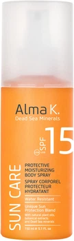 Защитный увлажняющий спрей SPF 15 Alma K Sun care 150 мл (121593) (7290016940008)
