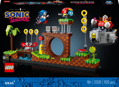 Конструктор LEGO Sonic the Hedgehog Зона із зеленим пагорбом 1125 деталей (21331)