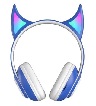 Наушники CAT с кошачьими ушками Bluetooth STN-25-Blue