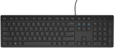 Клавіатура дротова Dell KB216 USB Black (580-ADHY)