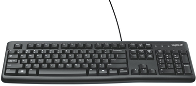 Klawiatura przewodowa Logitech K120 USB Czarna (920-002479)