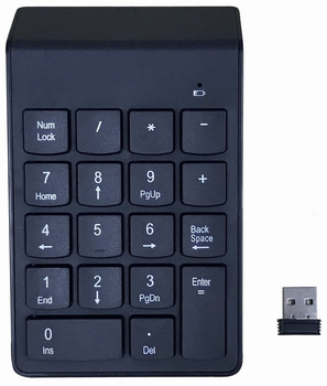 Клавіатура бездротова Gembird KPD-W-02 Bluetooth Black
