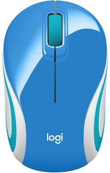 Mysz Logitech M187 Mini Wireless niebieska (910-002733)
