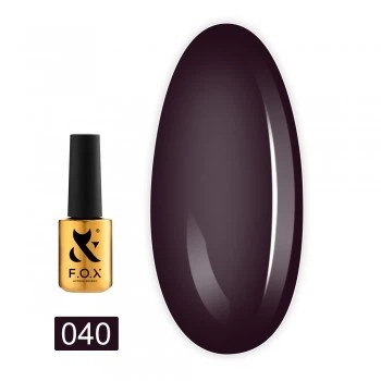 Гель-лак F.O.X Spectrum Gel Vinyl 040 темно-фиолетовый 7 мл