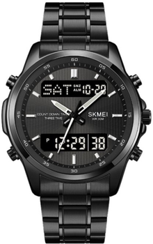 Чоловічий годинник Skmei Columb 2049BKWT Black-White