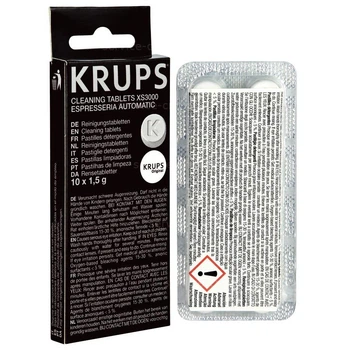 Таблетки для чистки от кофейных масел/жиров Krups XS3000 10 шт.