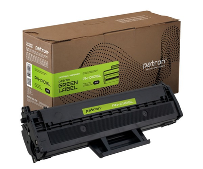 Картридж Samsung MLT-D101S, Black, ML-2160/2165/2168, SCX-3400/3405, SF-760P, 1500 стор, Patron Green (PN-D101GL)