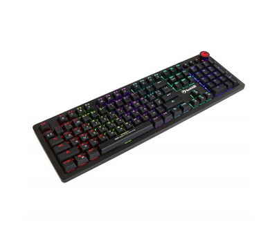 Клавіатура Marvo KG917 Black, USB, Multi-LED Mechanical Blue Switch, підсвічування, довжина кабелю 1,6 м. (KG917)