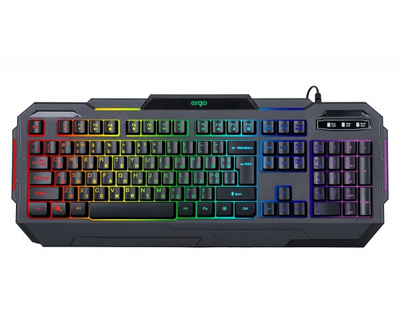 Клавіатура Ergo KB-680, Black, USB, підсвічування (7 кольорів), 1.5 м (KB-680)