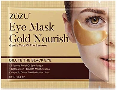 Омолаживающие патчи с золотом и коллагеном Zozu Eye Mask Gold Nourish, 1 пара