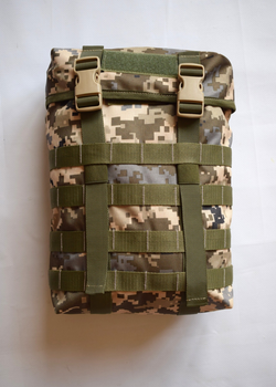 Подсумок утилитарный Сухарка, сумка тактическая Сухарка Пиксель с системой молли molle