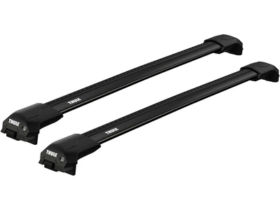 Чорний аеродинамічний багажник на рейлінги Mercedes GLB X247 2019- Thule Wingbar Edge