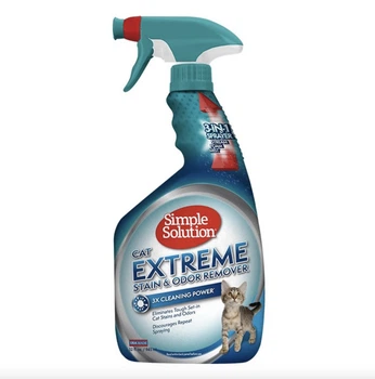 Спрей Simple Solution Extreme Cat Stain & Odor для нейтрализации запахов и пятен для кошек, 945 мл
