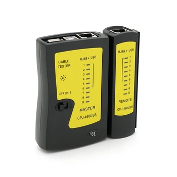 Тестер кабеля Merlion NSHL468U для RJ-45 и USB