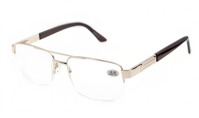 Мужские металлические очки для зрения ,очки для чтения ,очки с диоптриями Verse 21139 3 +1.25