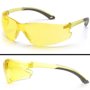 Защитные тактические очки Pyramex баллистические стрелковые очки Itek (amber) желтые MIL-PRF