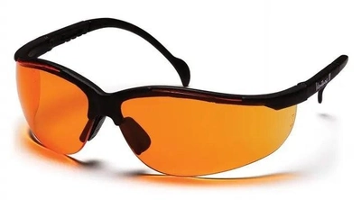 Захисні тактичні окуляри Pyramex балістичні відкриті стрілецькі окуляри Venture-2 помаранчеві