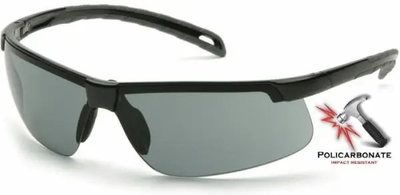 Защитные тактические открытые очки Pyramex стрелковые очки Ever-Lite серые